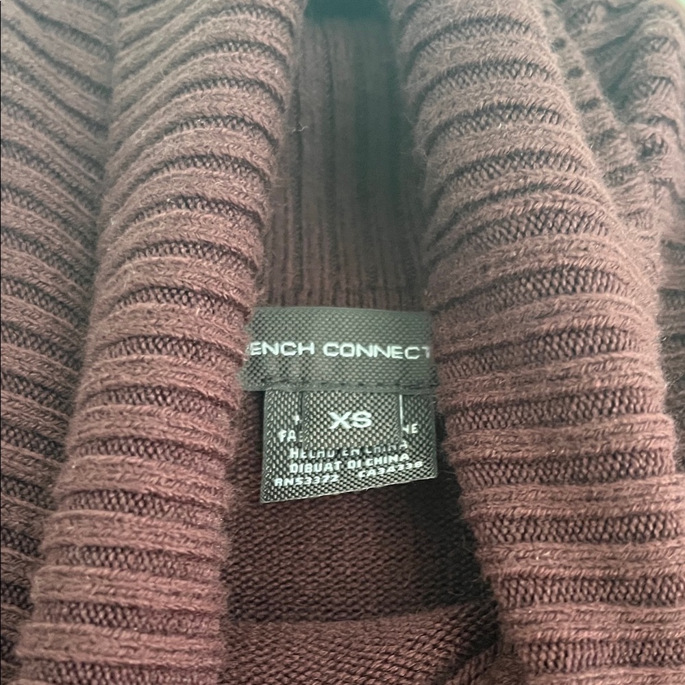4 for $ 20
French connection Elegant Burgundy Turtleneck Dress NWT - Picture 5 of 8